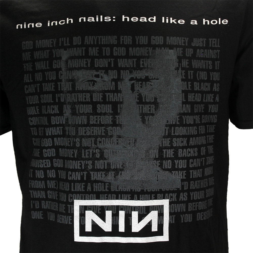 Band Merchandise Nine Inch Nails Head Like A Hole T-Shirt - Officiële Merchandise