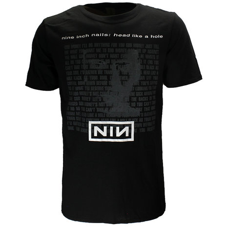 Band Merchandise Nine Inch Nails Head Like A Hole T-Shirt - Officiële Merchandise