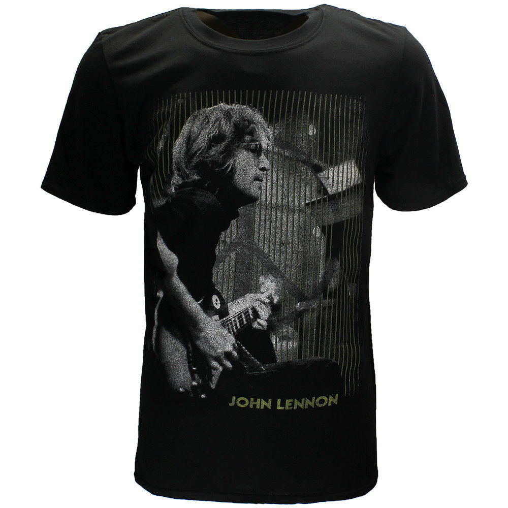 Band Merchandise John Lennon Gibson Gitarren-T-Shirt – offizielles Merchandise