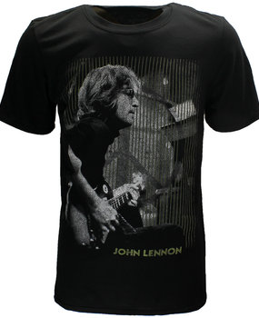 Band Merchandise John Lennon Gibson Guitar T-Shirt Band Merchandise John Lennon Gibson Guitar T-Shirt