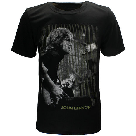 Band Merchandise John Lennon Gibson Gitarren-T-Shirt – offizielles Merchandise