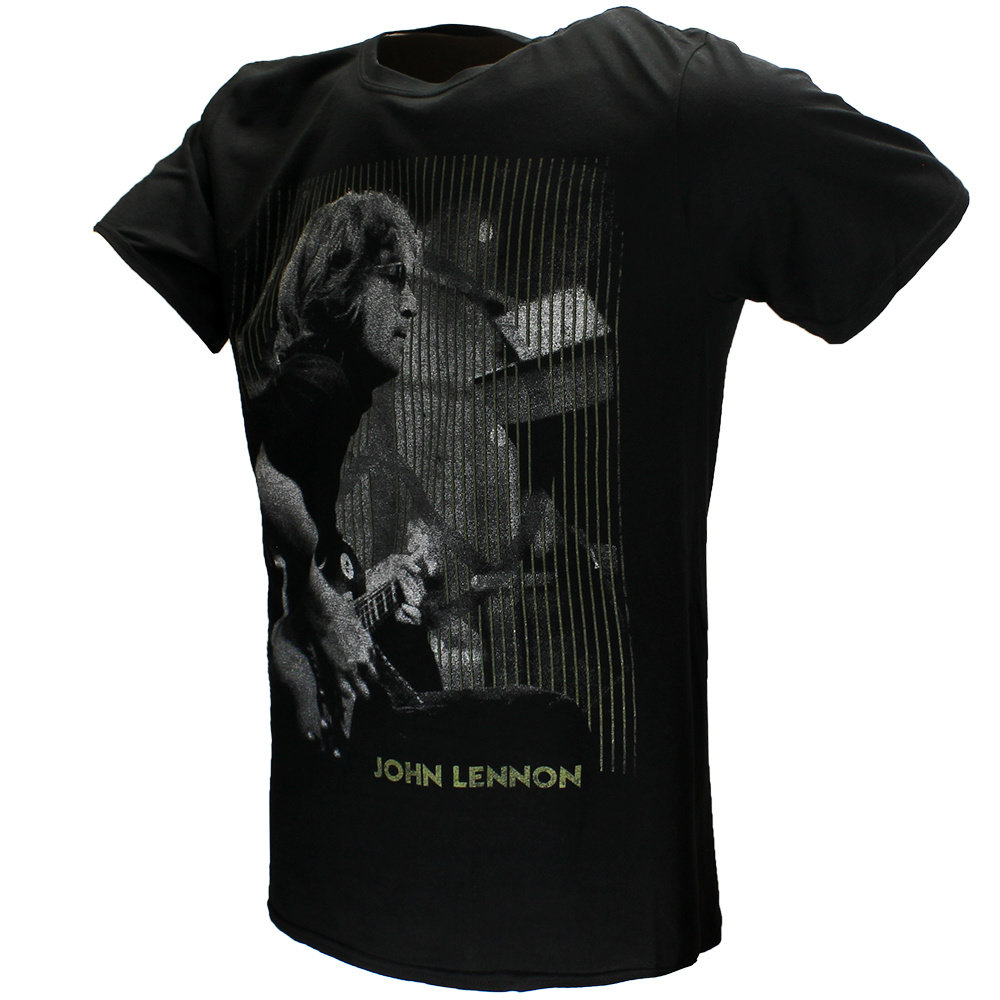 Band Merchandise John Lennon Gibson Gitarren-T-Shirt – offizielles Merchandise