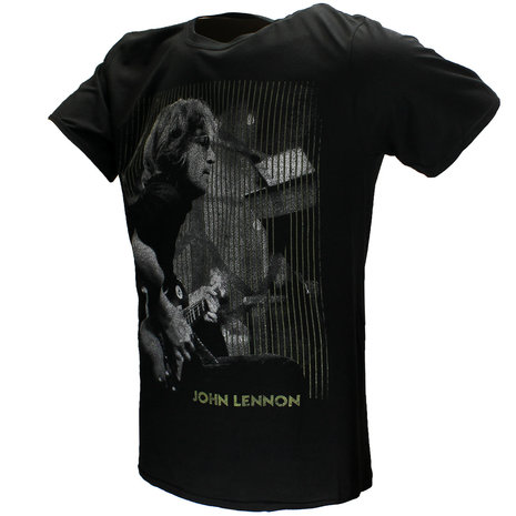 Band Merchandise John Lennon Gibson Gitarren-T-Shirt – offizielles Merchandise