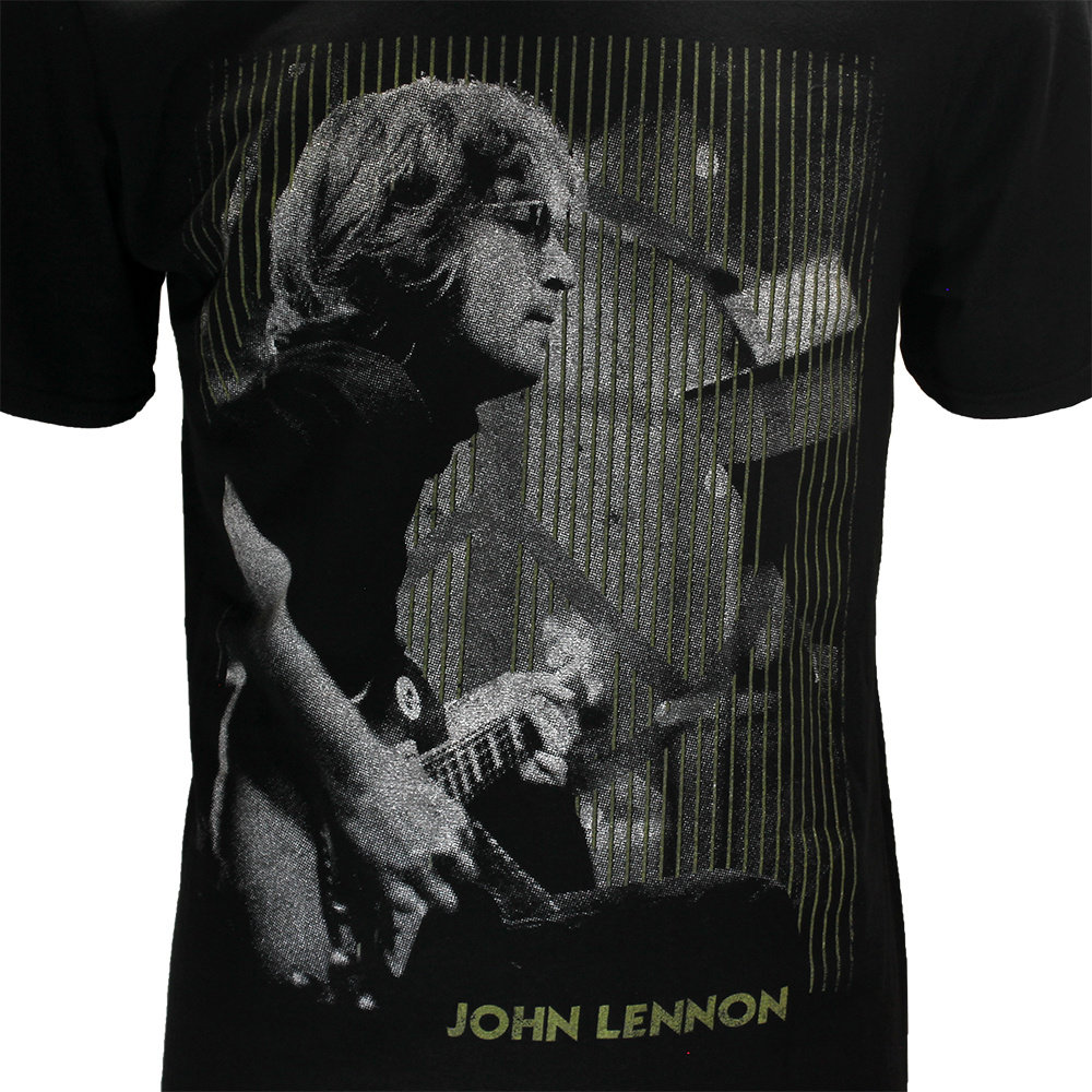 Band Merchandise John Lennon Gibson Gitarren-T-Shirt – offizielles Merchandise