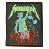 Band Merchandise Metallica Justice For All Patch Band Merchandise Metallica Justice For All Patch