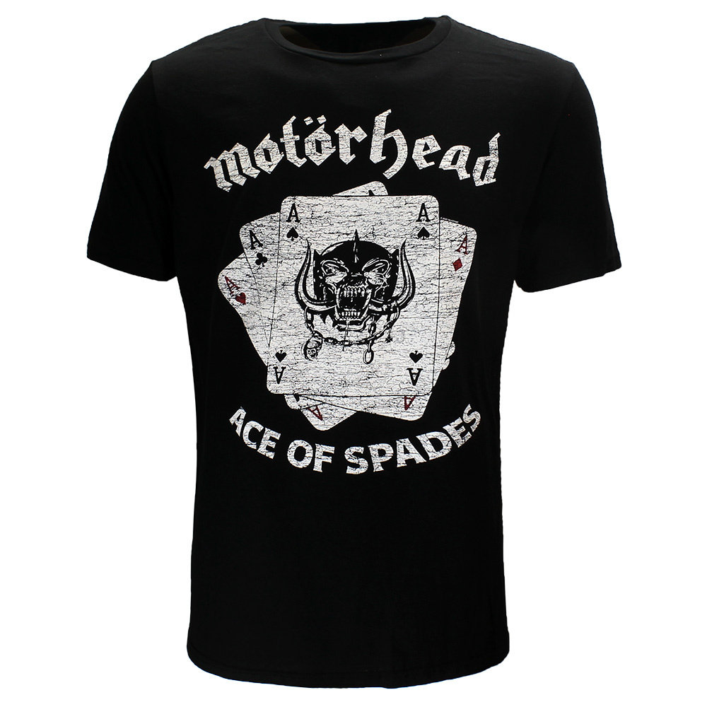 Band Merchandise Motörhead Ace of Spades Cards T-Shirt – Offizielles Merchandise Band Merchandise Motörhead Ace of Spades Cards T-Shirt – Offizielles Merchandise