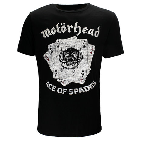Band Merchandise Motörhead Ace of Spades Cards T-Shirt – Offizielles Merchandise Band Merchandise Motörhead Ace of Spades Cards T-Shirt – Offizielles Merchandise
