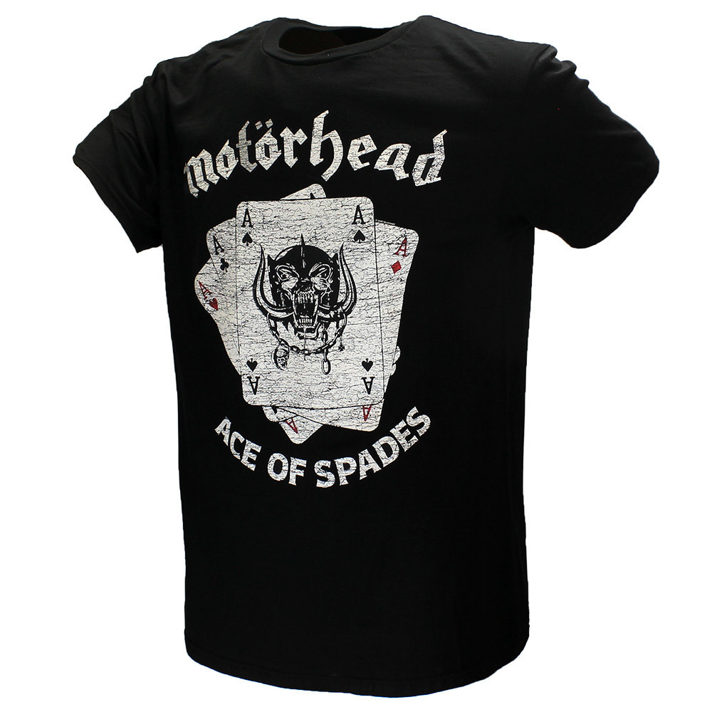 Band Merchandise Motorhead Ace of Spades Cards T-Shirt - Official Merchandise Band Merchandise Motorhead Ace of Spades Cards T-Shirt - Official Merchandise