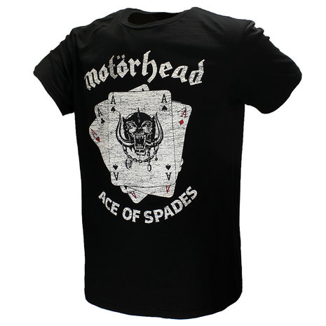Band Merchandise Motörhead Ace of Spades Cards T-Shirt – Offizielles Merchandise Band Merchandise Motörhead Ace of Spades Cards T-Shirt – Offizielles Merchandise