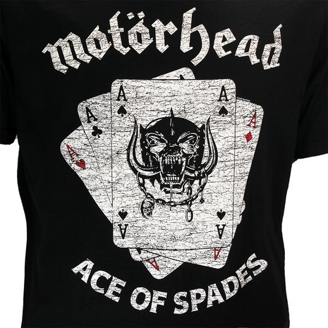 Band Merchandise Motörhead Ace of Spades Cards T-Shirt – Offizielles Merchandise Band Merchandise Motörhead Ace of Spades Cards T-Shirt – Offizielles Merchandise