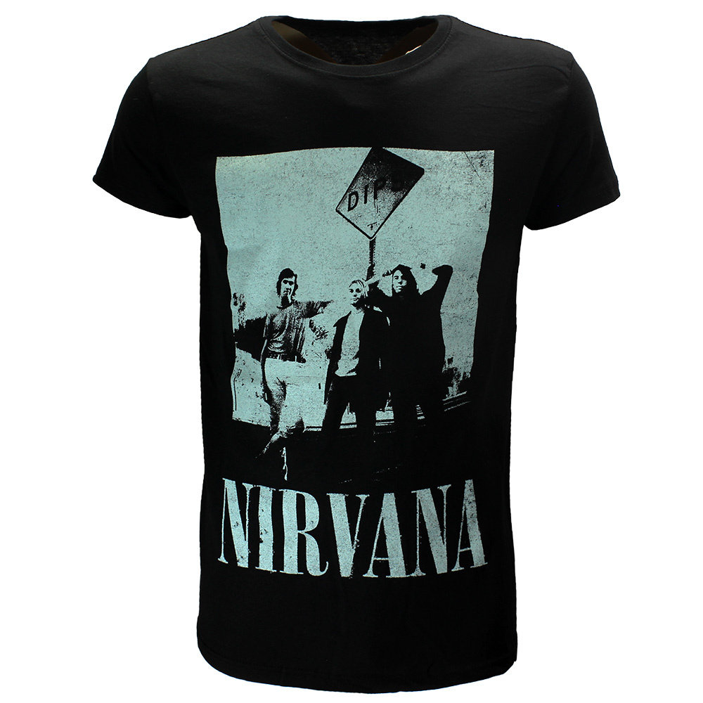 Band Merchandise Nirvana Dips Photo Offizielles Band-T-Shirt – Offizielles Merchandise Band Merchandise Nirvana Dips Photo Offizielles Band-T-Shirt – Offizielles Merchandise