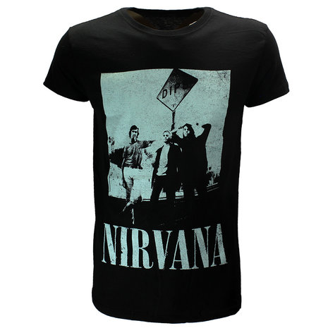 Band Merchandise Nirvana Dips Photo Offizielles Band-T-Shirt – Offizielles Merchandise Band Merchandise Nirvana Dips Photo Offizielles Band-T-Shirt – Offizielles Merchandise