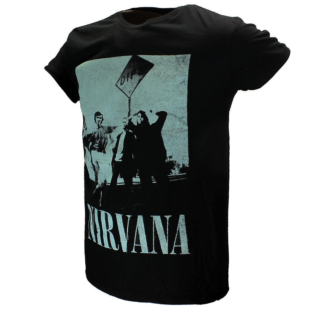 Band Merchandise Nirvana Dips Photo Offizielles Band-T-Shirt – Offizielles Merchandise Band Merchandise Nirvana Dips Photo Offizielles Band-T-Shirt – Offizielles Merchandise