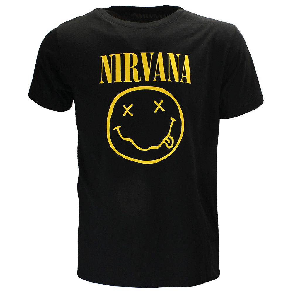 Band Merchandise Nirvana Flower Sniffin T-Shirt - Officiële Merchandise Band Merchandise Nirvana Flower Sniffin T-Shirt - Officiële Merchandise
