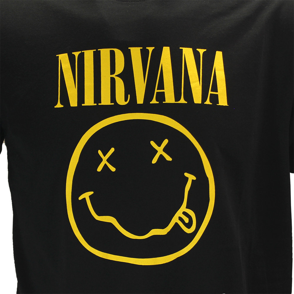 Band Merchandise Nirvana Flower Sniffin T-Shirt - Officiële Merchandise Band Merchandise Nirvana Flower Sniffin T-Shirt - Officiële Merchandise
