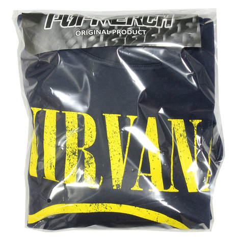 Band Merchandise Nirvana Navy Blue Sweatshirt - Officiële Merchandise Band Merchandise Nirvana Navy Blue Sweatshirt - Officiële Merchandise