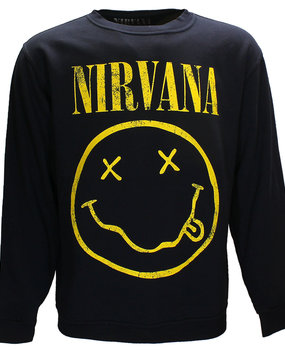 Band Merchandise Nirvana Navy Blue Sweatshirt Band Merchandise Nirvana Navy Blue Sweatshirt
