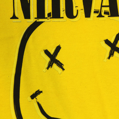 Band Merchandise Nirvana Smiley Hoodie Sweatshirt Sweater - Official Merchandise Band Merchandise Nirvana Smiley Hoodie Sweatshirt Sweater - Official Merchandise