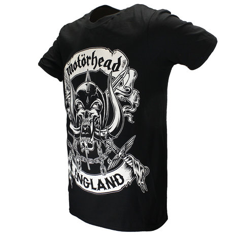 Band Merchandise Motorhead Crossed Swords England T-Shirt - Officiële Merchandise Band Merchandise Motorhead Crossed Swords England T-Shirt - Officiële Merchandise