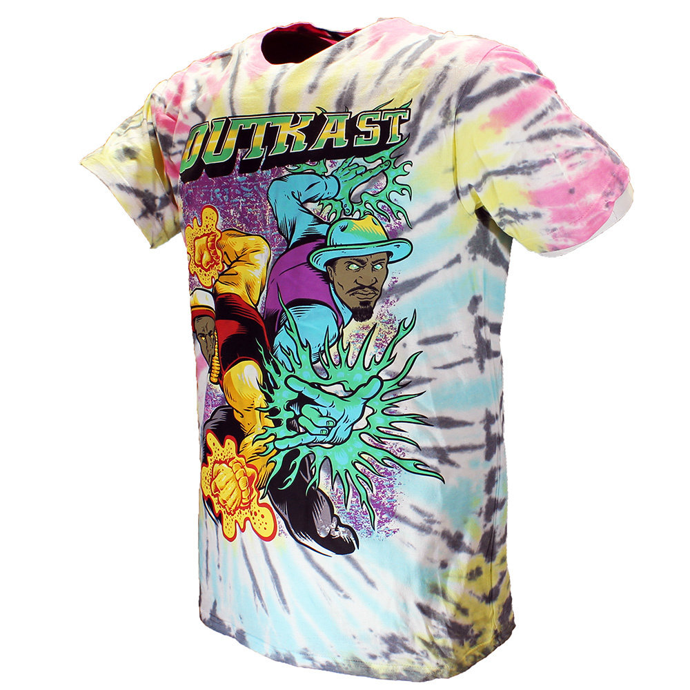 outkast tie dye shirt