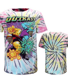 Band Merchandise OutKast Superhelden Dip Dye T-Shirt Band Merchandise OutKast Superhelden Dip Dye T-Shirt