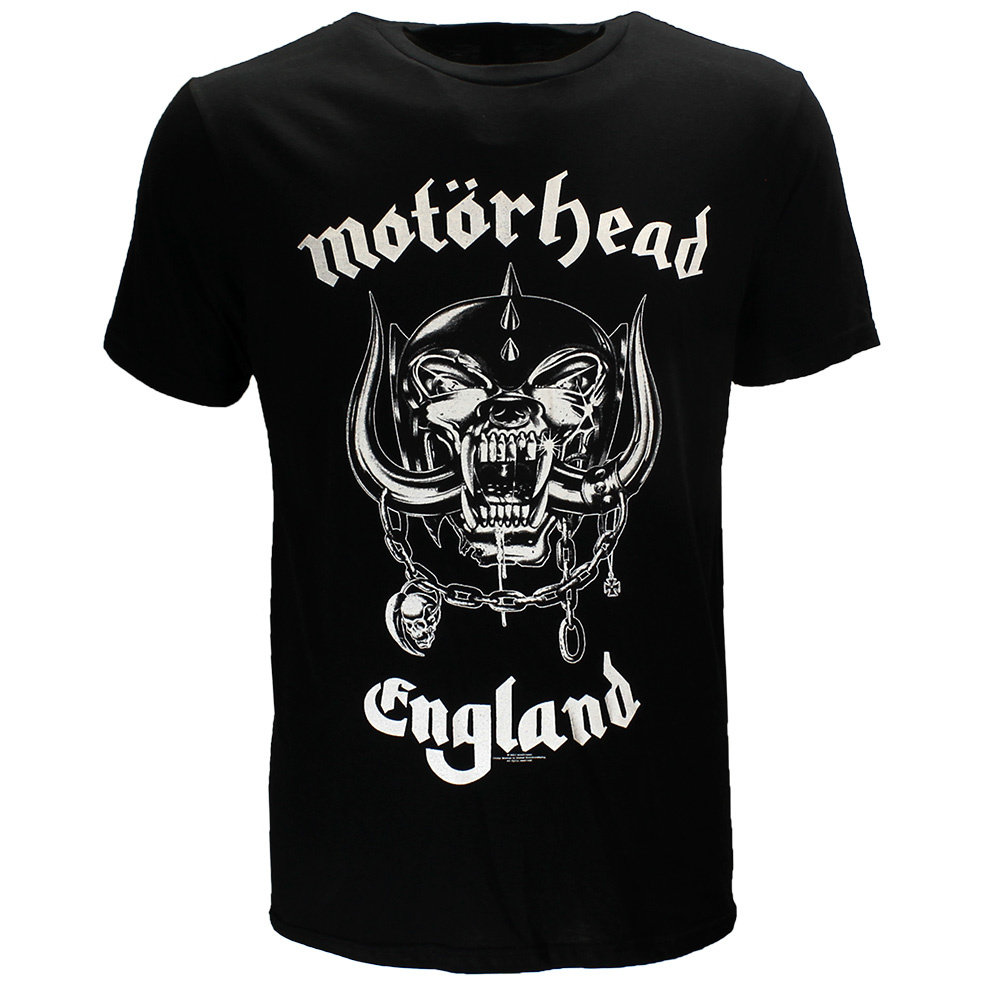 Band Merchandise Motorhead England Back Print Official Band T-Shirt - Officiële Merchandise Band Merchandise Motorhead England Back Print Official Band T-Shirt - Officiële Merchandise