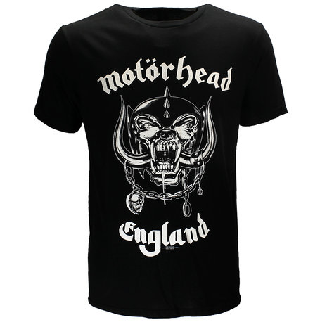 Band Merchandise Motorhead England Back Print Official Band T-Shirt - Officiële Merchandise Band Merchandise Motorhead England Back Print Official Band T-Shirt - Officiële Merchandise
