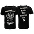 Offizielles Band-T-Shirt von Motörhead England mit Rückenaufdruck Offizielles Band-T-Shirt von Motörhead England mit Rückenaufdruck