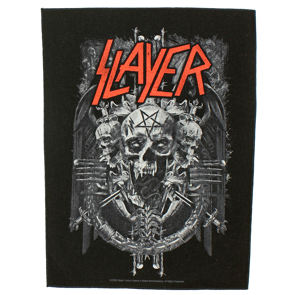 Band Merchandise Slayer Demonic Back Patch - Officiële Merchandise Band Merchandise Slayer Demonic Back Patch - Officiële Merchandise