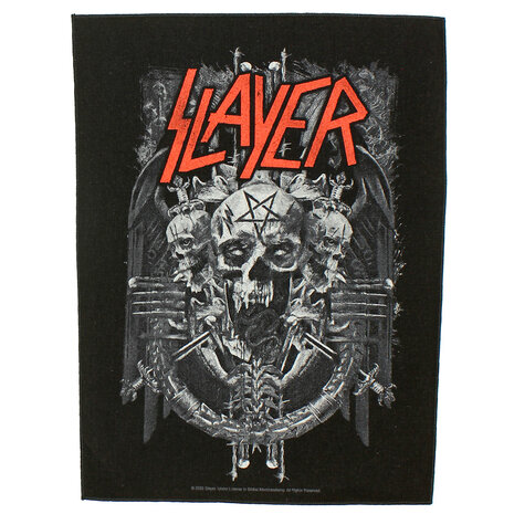 Band Merchandise Slayer Demonic Back Patch - Official Merchandise Band Merchandise Slayer Demonic Back Patch - Official Merchandise
