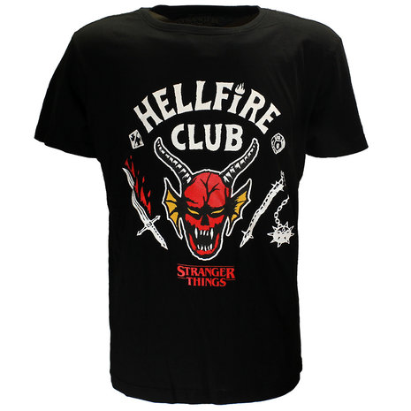 Stranger Things Stranger Things Hellfire Club T-Shirt - Official Merchandise Stranger Things Stranger Things Hellfire Club T-Shirt - Official Merchandise