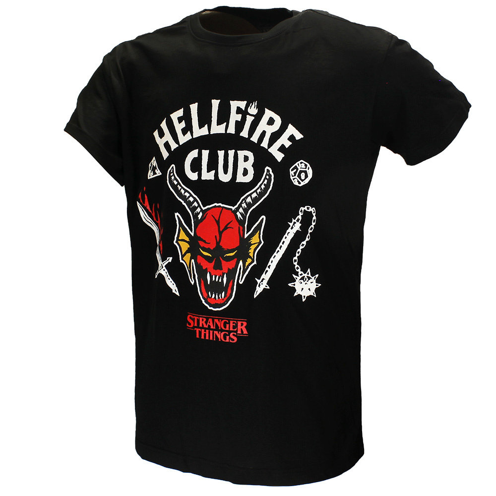 Stranger Things Stranger Things Hellfire Club T-Shirt - Official Merchandise Stranger Things Stranger Things Hellfire Club T-Shirt - Official Merchandise