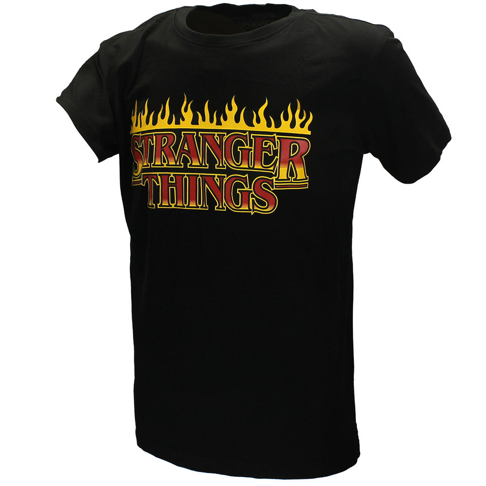 Stranger Things Stranger Things Massive Burning Logo T-Shirt - Official Merchandise Stranger Things Stranger Things Massive Burning Logo T-Shirt - Official Merchandise