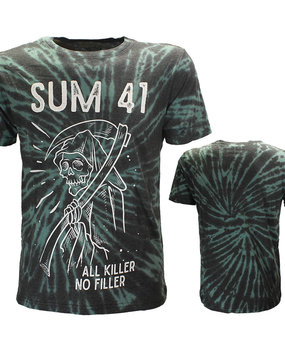 Band Merchandise Sum 41 Reaper Dip Dye T-Shirt Band Merchandise Sum 41 Reaper Dip Dye T-Shirt