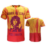 Band Merchandise The Doors Light My Fire Dip Dye T-Shirt Band Merchandise The Doors Light My Fire Dip Dye T-Shirt