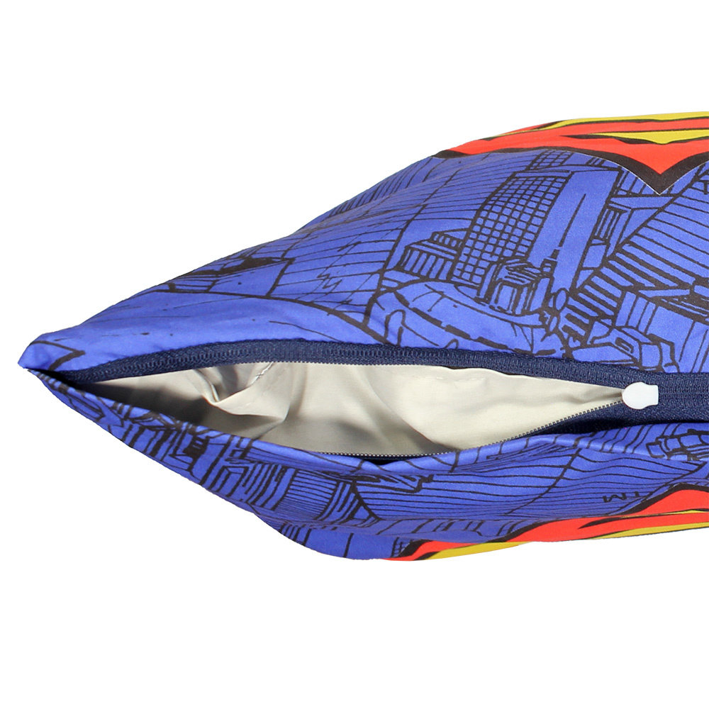 Superman Superman-Kissenbezug, 40 x 40 cm, ohne Füllung – offizielles Produkt Superman Superman-Kissenbezug, 40 x 40 cm, ohne Füllung – offizielles Produkt