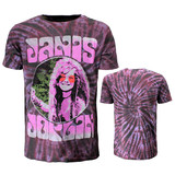Band Merchandise Janis Joplin Pink Shades Dip Dye T-Shirt Band Merchandise Janis Joplin Pink Shades Dip Dye T-Shirt