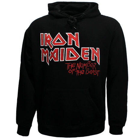 Band Merchandise Iron Maiden Hoodie Number Of The Beast Faded Edge Vintage Sweater Trui Band Merchandise Iron Maiden Hoodie Number Of The Beast Faded Edge Vintage Sweater Trui