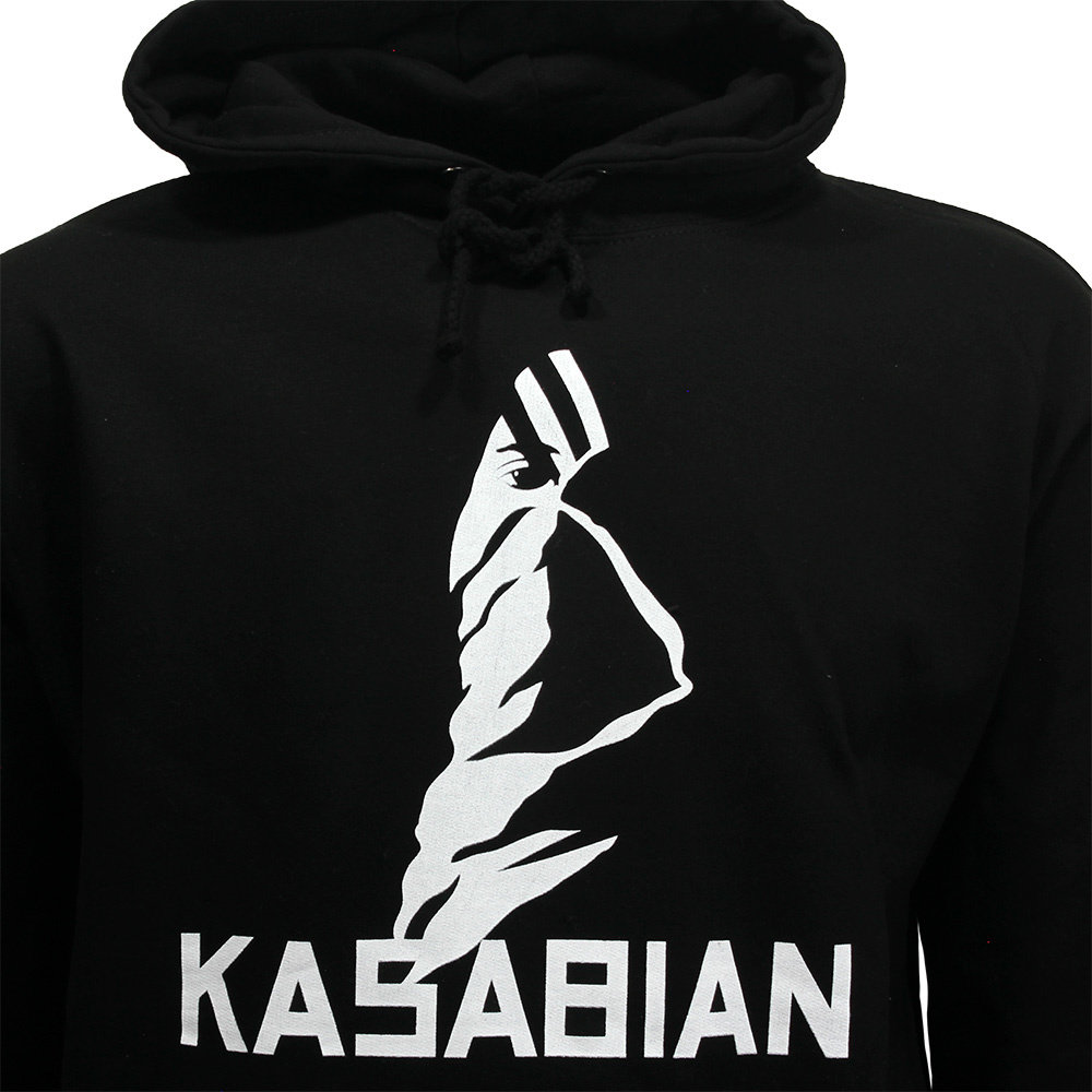 Band Merchandise Kasabian Ultra Face Hoodie Sweater Trui - Officiële Merchandise Band Merchandise Kasabian Ultra Face Hoodie Sweater Trui - Officiële Merchandise