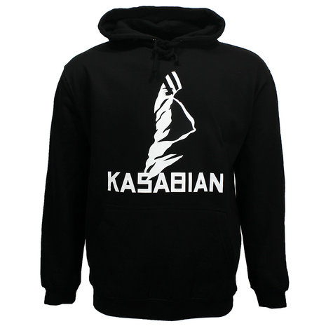 Band Merchandise Kasabian Ultra Face Hoodie Sweater Trui - Officiële Merchandise Band Merchandise Kasabian Ultra Face Hoodie Sweater Trui - Officiële Merchandise