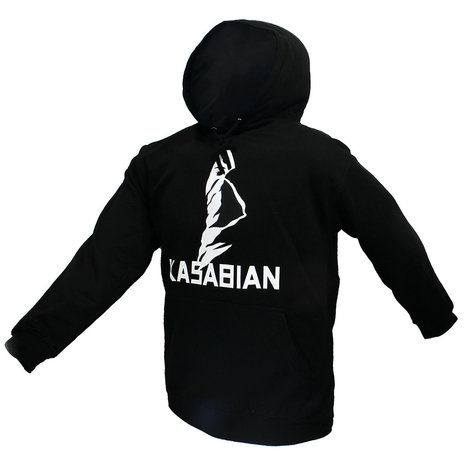 Band Merchandise Kasabian Ultra Face Hoodie Sweater Trui - Officiële Merchandise Band Merchandise Kasabian Ultra Face Hoodie Sweater Trui - Officiële Merchandise