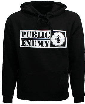 Band Merchandise Public Enemy Crosshairs Kapuzenpullover mit Logo-Ärmeln Band Merchandise Public Enemy Crosshairs Kapuzenpullover mit Logo-Ärmeln