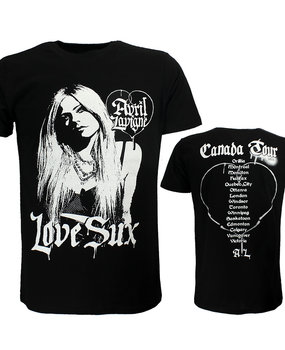 Avril Lavigne Love Sux Tシャツ Amazon.com: Official Avril Lavigne Love Sux T-Shirt