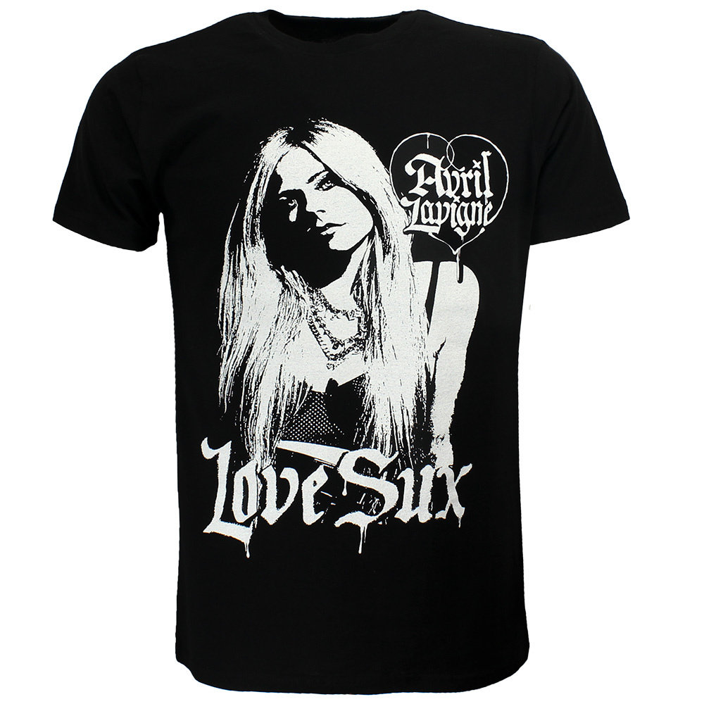 Band Merchandise Avril Lavigne Love Sux Tour T-Shirt - Official Merchandise Band Merchandise Avril Lavigne Love Sux Tour T-Shirt - Official Merchandise