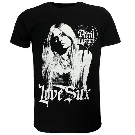 Band Merchandise Avril Lavigne Love Sux Tour T-Shirt - Official Merchandise Band Merchandise Avril Lavigne Love Sux Tour T-Shirt - Official Merchandise
