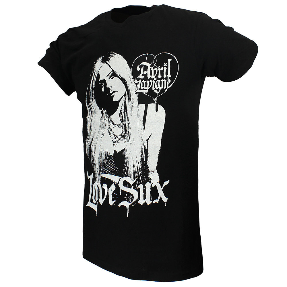 Band Merchandise Avril Lavigne Love Sux Tour T-Shirt - Official Merchandise Band Merchandise Avril Lavigne Love Sux Tour T-Shirt - Official Merchandise