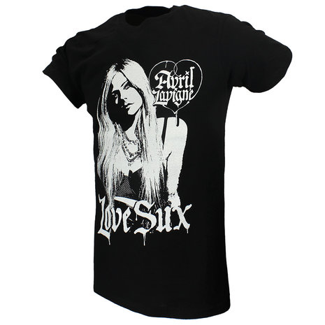Band Merchandise Avril Lavigne Love Sux Tour T-Shirt - Official Merchandise Band Merchandise Avril Lavigne Love Sux Tour T-Shirt - Official Merchandise
