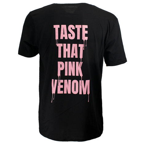 Band Merchandise Blackpink Taste That Pink Venom T-Shirt - Officiële Merchandise Band Merchandise Blackpink Taste That Pink Venom T-Shirt - Officiële Merchandise