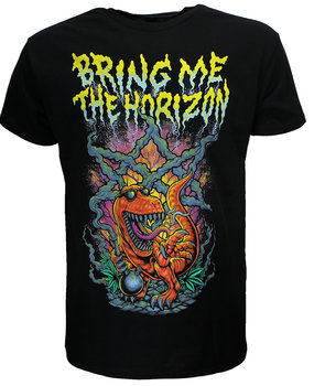 Band Merchandise Bring Me The Horizon Rauchendes Dinosaurier-T-Shirt Band Merchandise Bring Me The Horizon Rauchendes Dinosaurier-T-Shirt