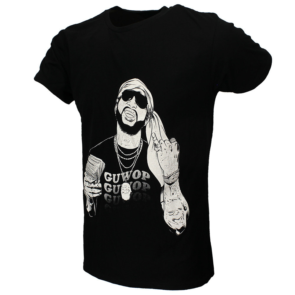 Band Merchandise Gucci Mane GUWOP Pinkies Up T-Shirt - Officiële Merchandise Band Merchandise Gucci Mane GUWOP Pinkies Up T-Shirt - Officiële Merchandise